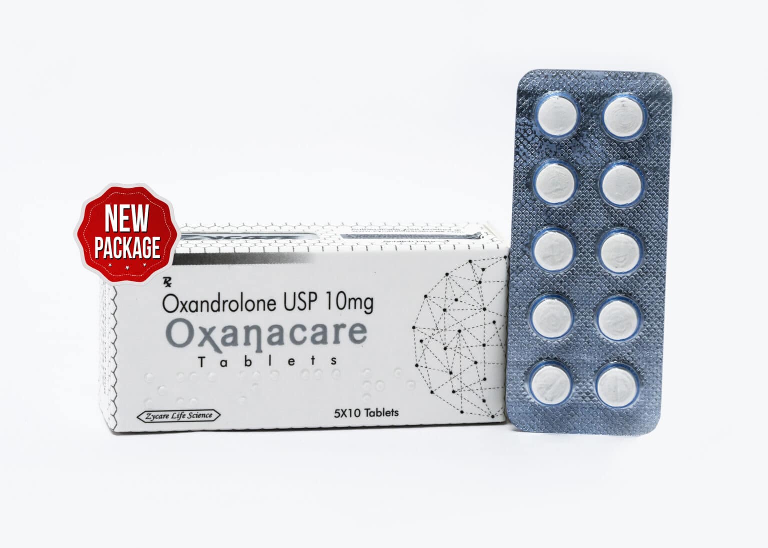 OXANACARE Oxandrolone Tablets 10mg 5x10 1