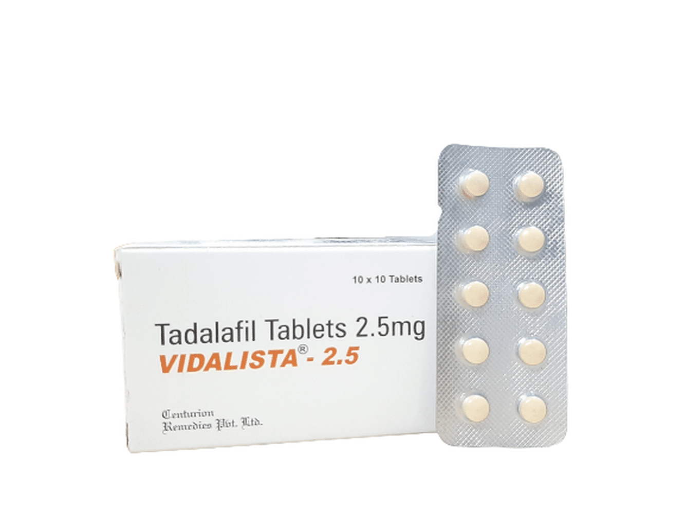 Vidalista 2.5mg Tadalafil Tab 100 tabs Pharmacy EU