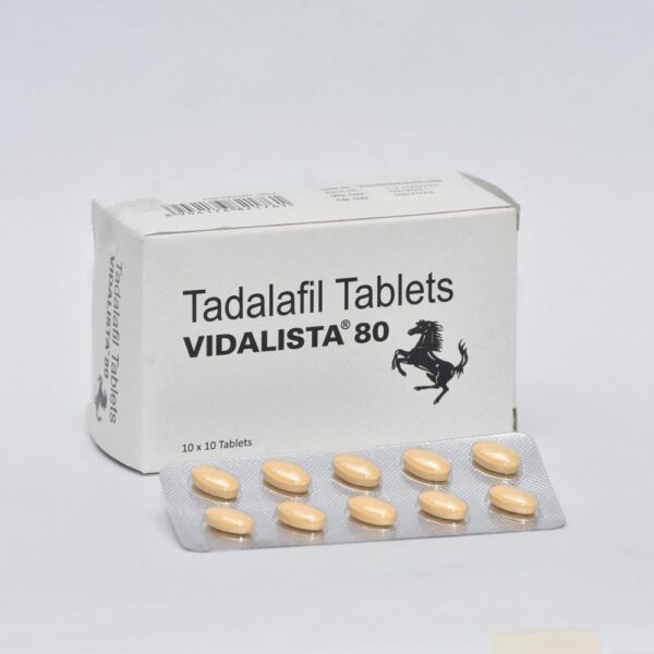 Vidalista 80mg Tadalafil Tab 100 tabs Pharmacy EU