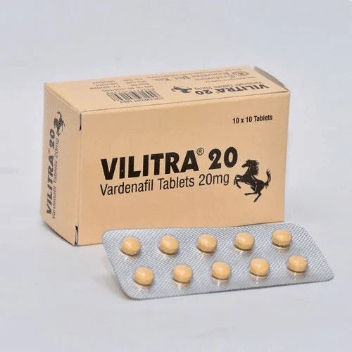 Vilitra 20mg Vardenafil 100 tabs Pharmacy EU