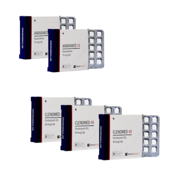 Advanced female weight loss pack Anavar Clenbuterol 8 weeks Deus