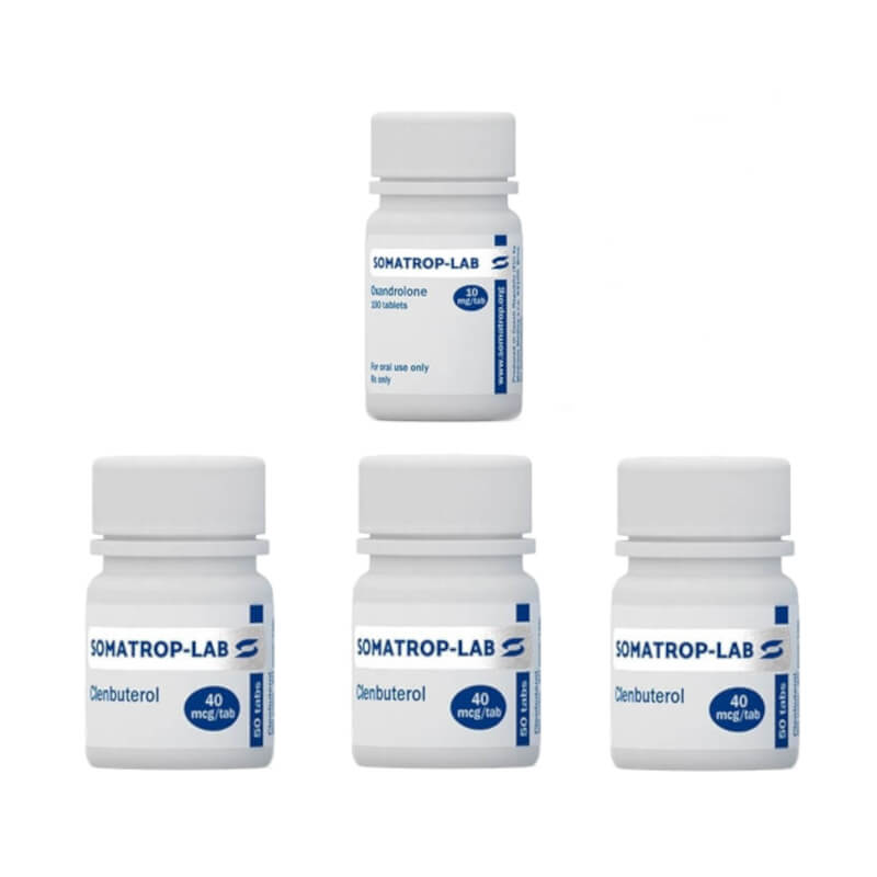 Advanced Weight Loss Pack for Women: Anavar, Clenbuterol, 8 Weeks, Somatrop Lab