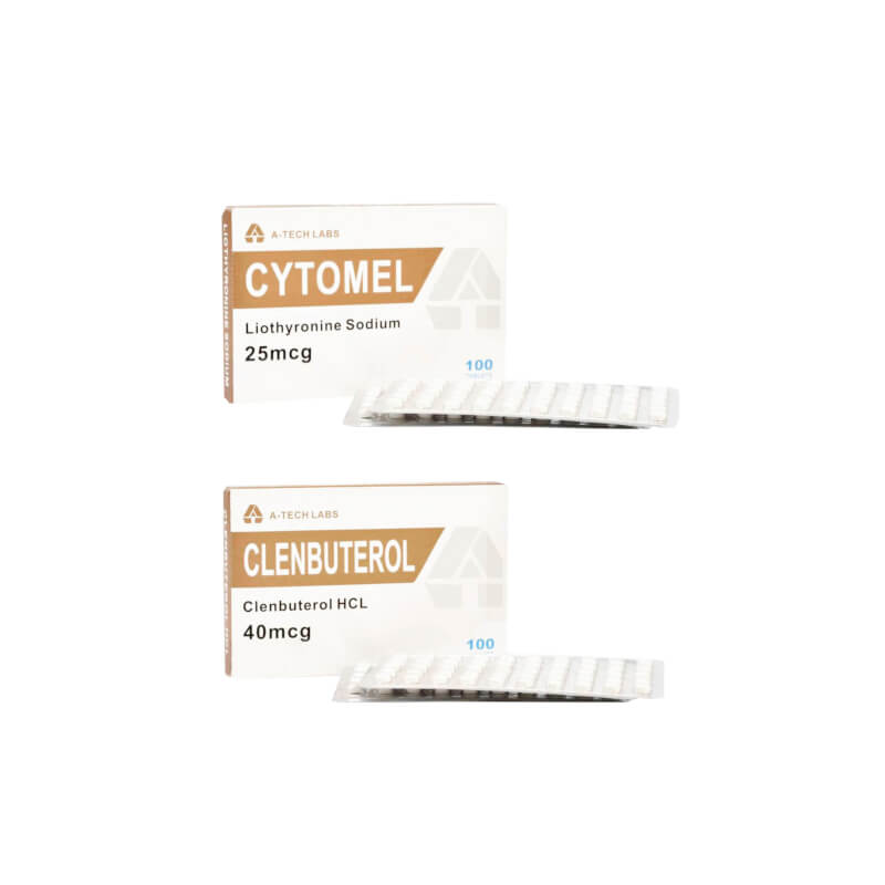 Weight loss pack for women A TECH LABS CLENBUTEROL + T3 (8 weeks)