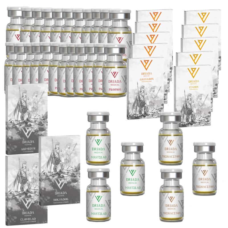 EXTREME DRY MASS GAIN PACK Test P Tren A Mast P Anavar Winstrol Oral 16 weeks DRIADA