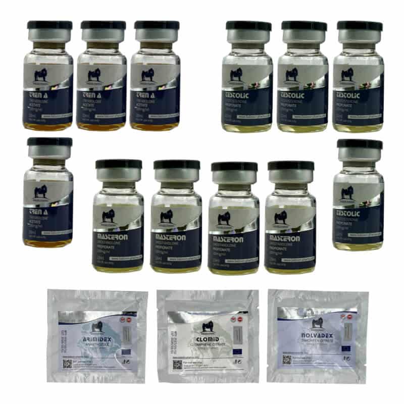 EXTREME DRY PACK Test P Tren A Mast P 10 weeks BABOON