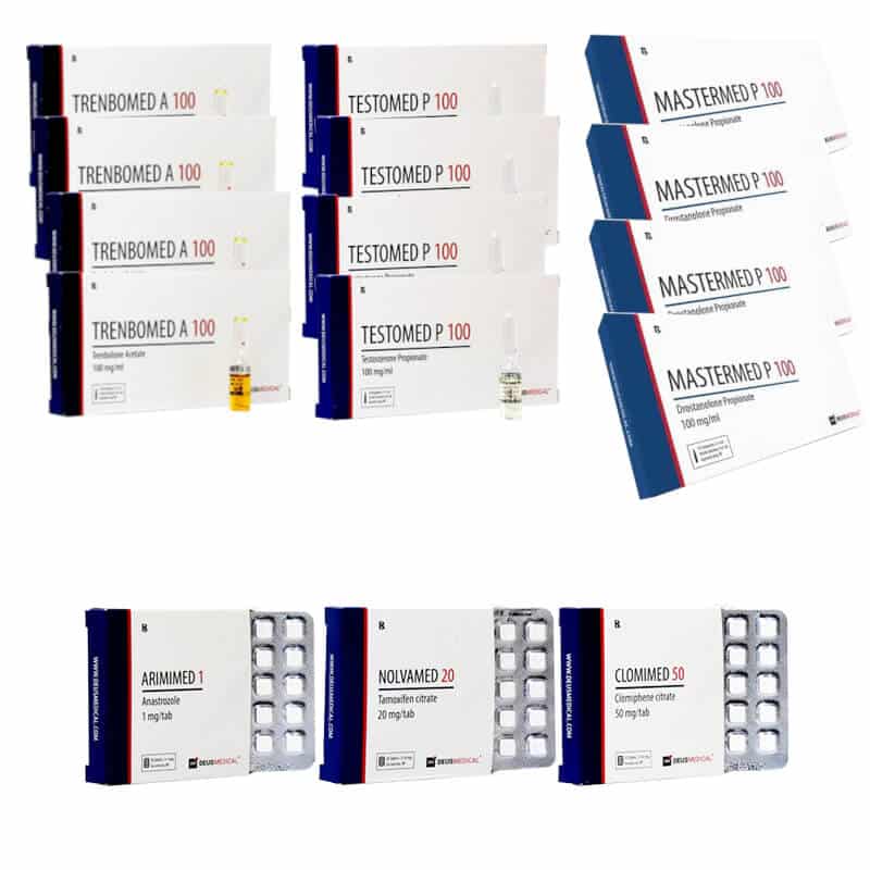 EXTREME DRY PACK Test P Tren A Mast P 10 weeks DEUS