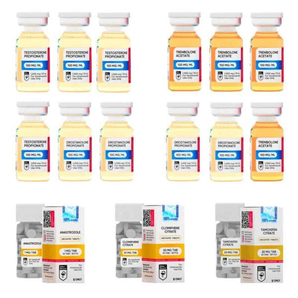 EXTREME DRY PACK Test P Tren A Mast P 10 weeks HILMA