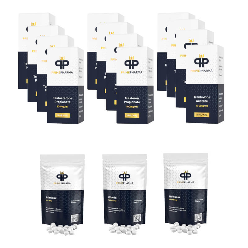 EXTREME DRY PACK Test P Tren A Mast P 10 weeks BONUS