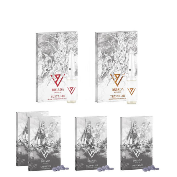 Pack lean mass 10 weeks Sustanon Tri Tren Driada Medical 1