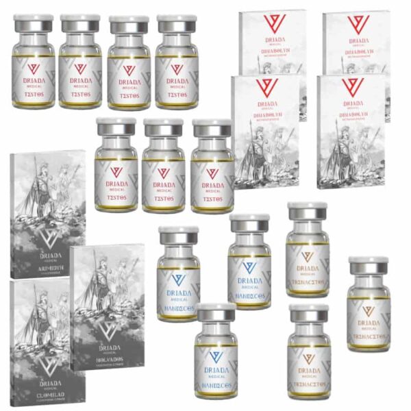 Extreme mass gain pack TEST E DECA TREN A DIANABOL 16 weeks DRIADA