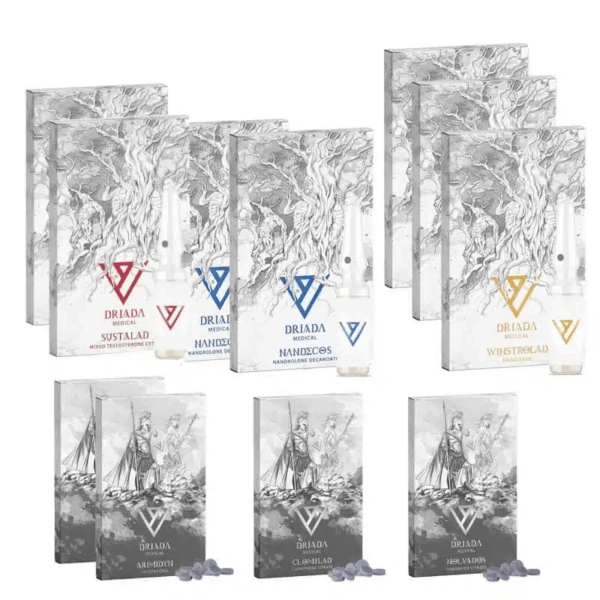 Dry mass gain pack (INJECT) SUSTANON + DECA + WINSTROL (8 weeks) Driada Medical