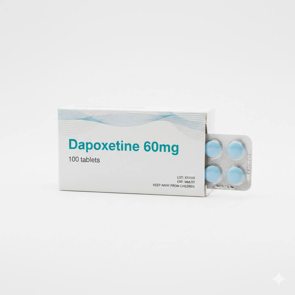 Dapoxetin 60 mg 100 tablets