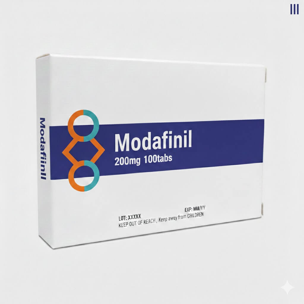 MODAFINIL 200 MG 100 TABLETS