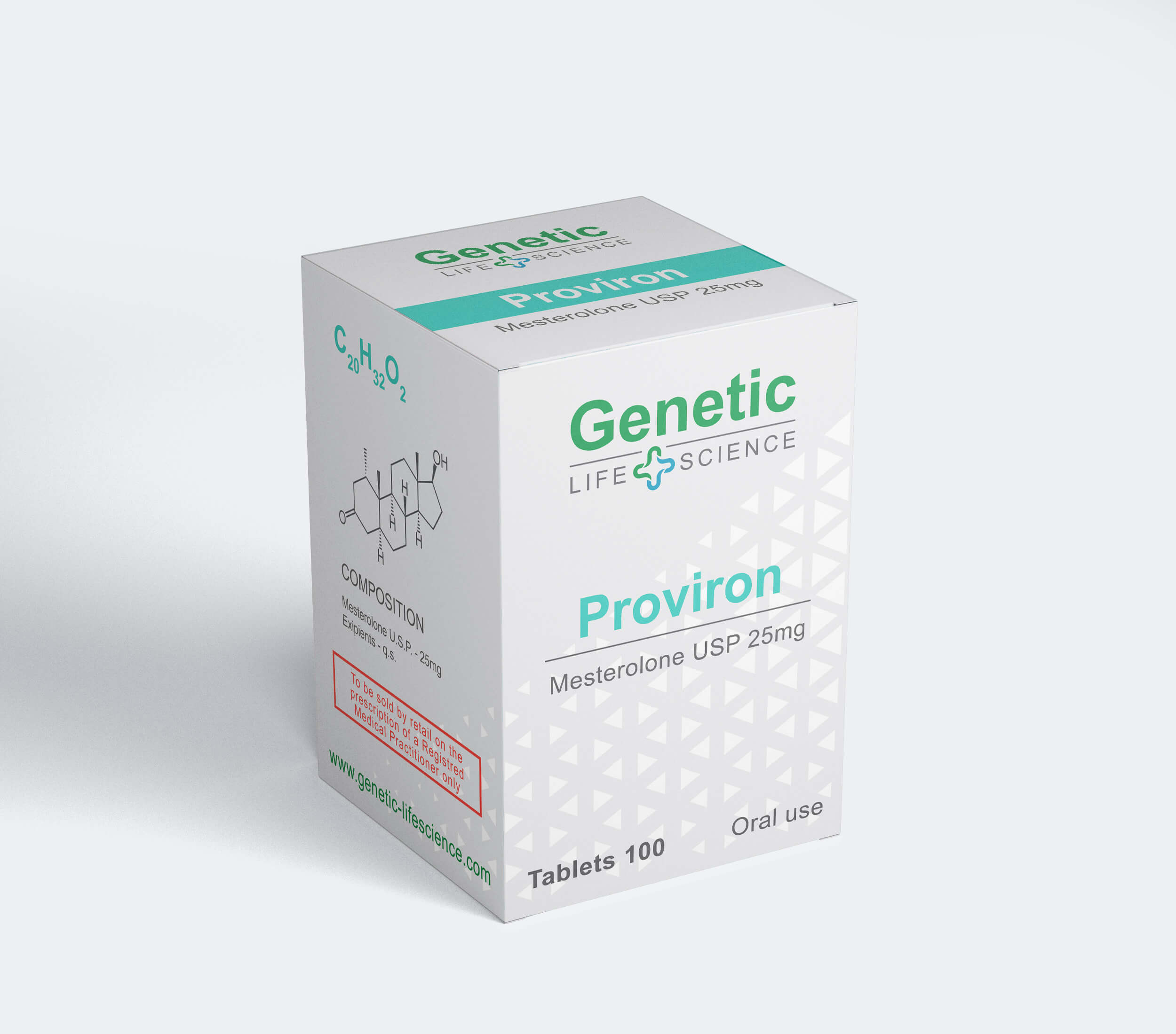 PROVIRON 25MG 100 TABS GENETIC LIFE SCIENCE