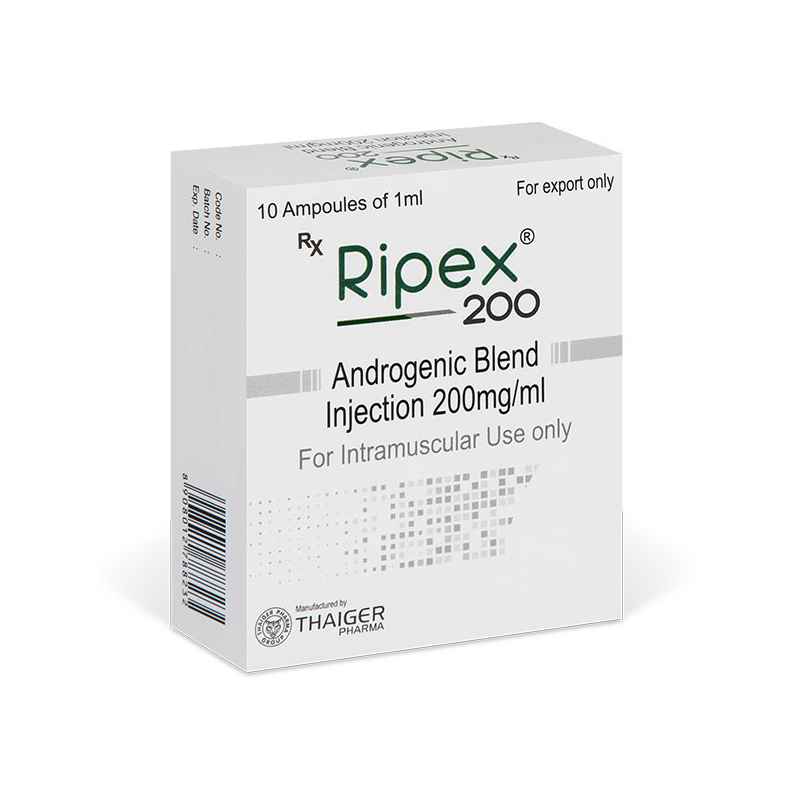RIPEX 200 MG (ANDROGENIC BLEND) 10 AMPS THAIGER PHARMA