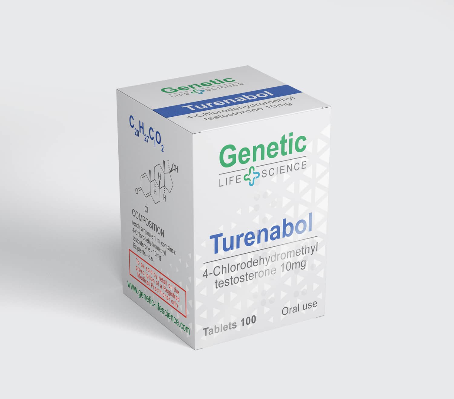 TURINABOL 100 TABS GENETIC LIFE SCIENCE
