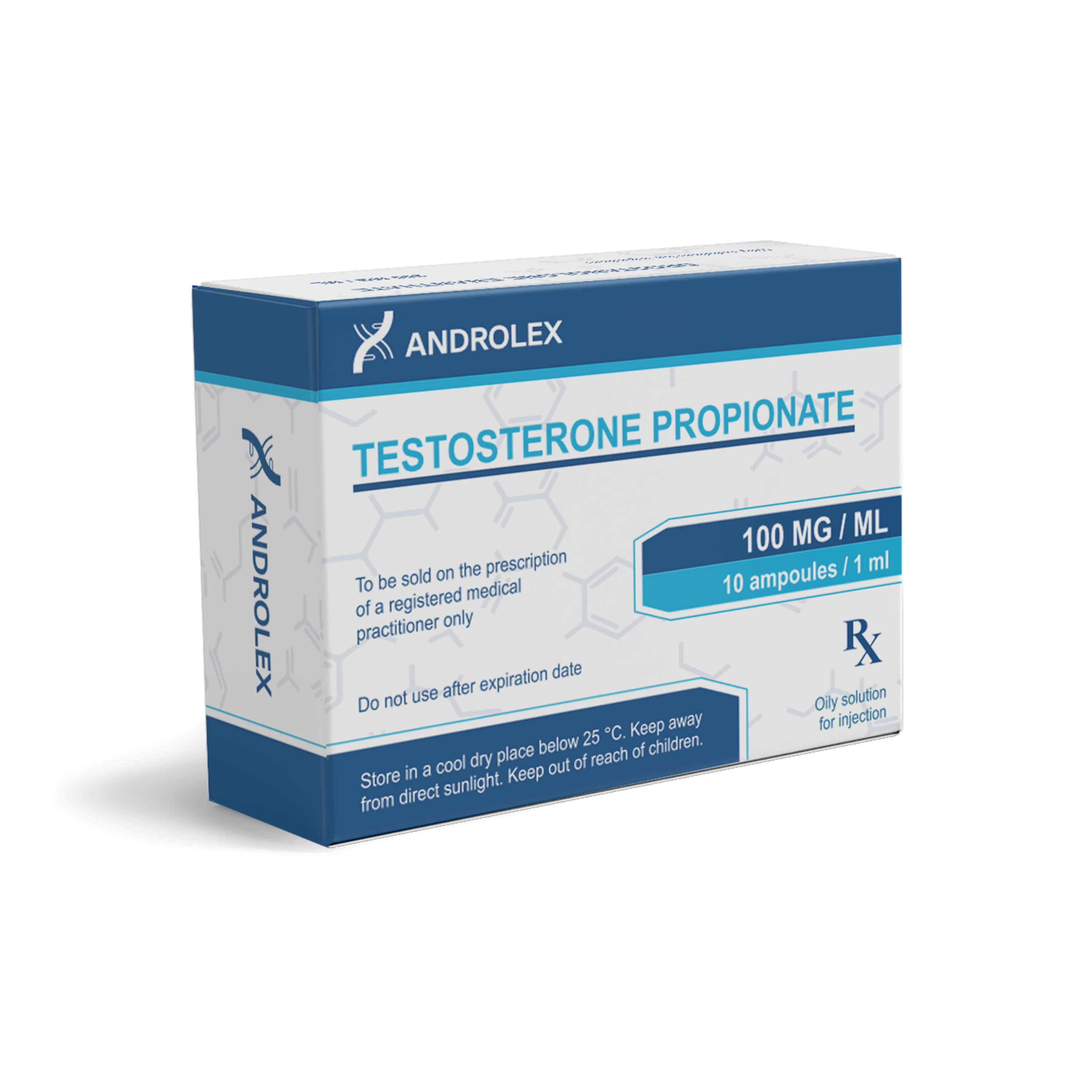 androlex ampoule box testosterone propionate