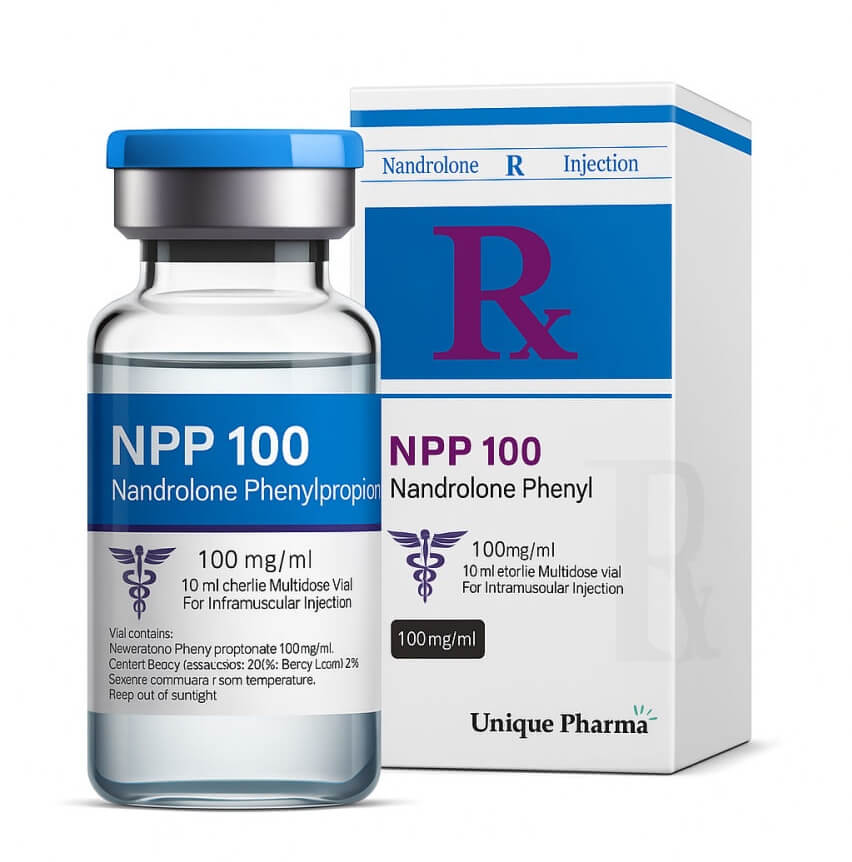 NPP 100 - Nandrolone phenylpropionate (100 mg/ml 10 ml) - UNIQUE-PHARMA